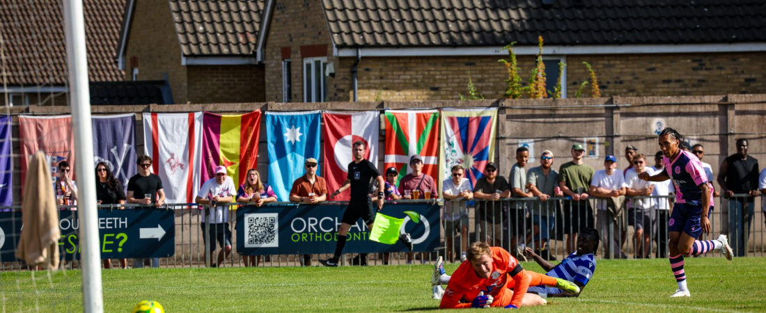 TODAY WE TAKE ON CHESHUNT AT CHAMPION HILL