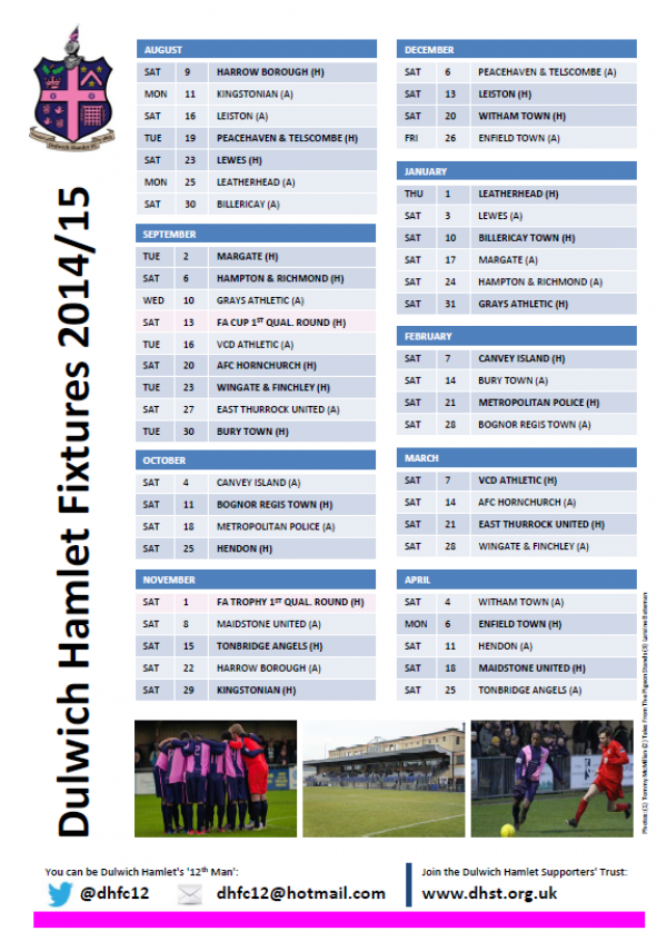 Free Fixtures Card Available Tonight