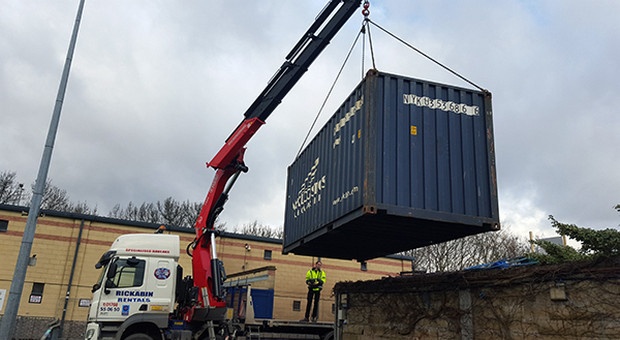 DULWICH HAMLET SUPPORTERS’ TRUST WELCOME NEW MEGA-CONTAINER!