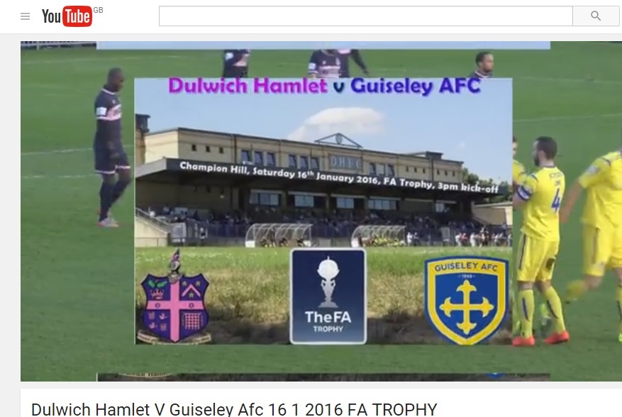 Relive Saturday's Action thanks to the guys at Guiseley