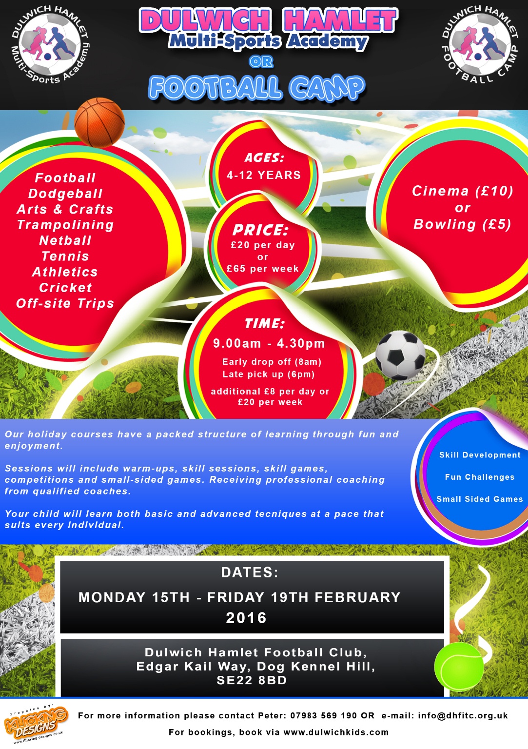 DULWICH HAMLET MULTI SPORTS ACADEMY &amp; FOOTBALL CAMP