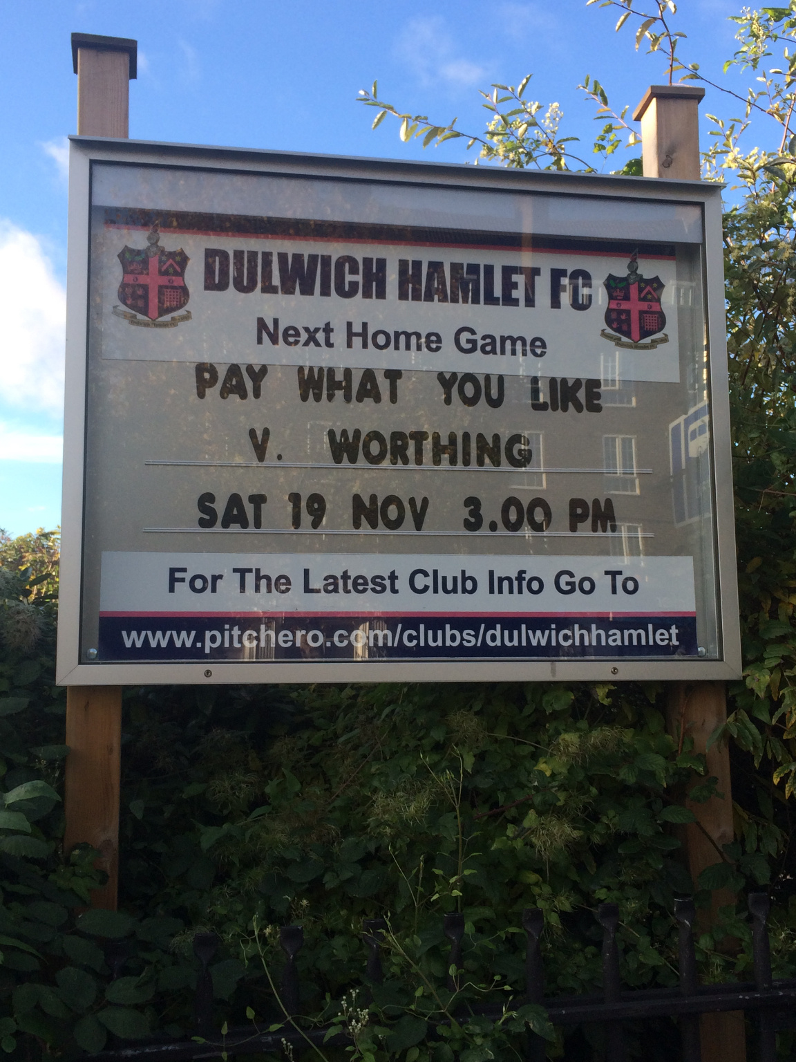 THIS WEEKEND’S MATCH PREVIEW – WORTHING KICK-OFF 3.00 PM (PAY WHAT YOU WANT)