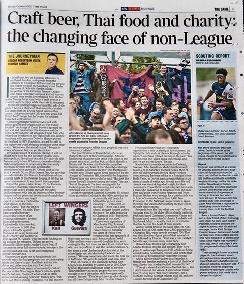 Yesterday we shared a piece from The Times