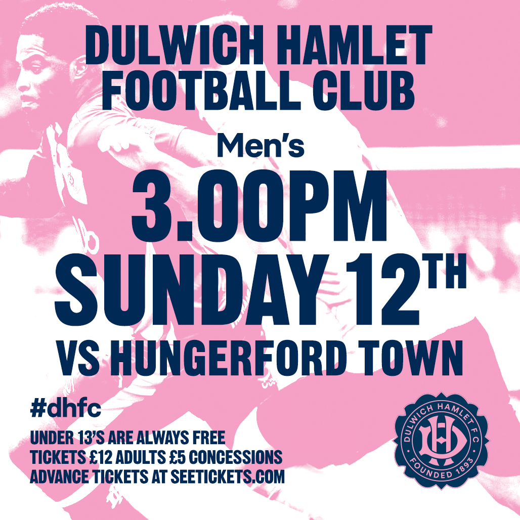 FIXTURE UPDATE: Hungerford Town (H) SUNDAY 12/09