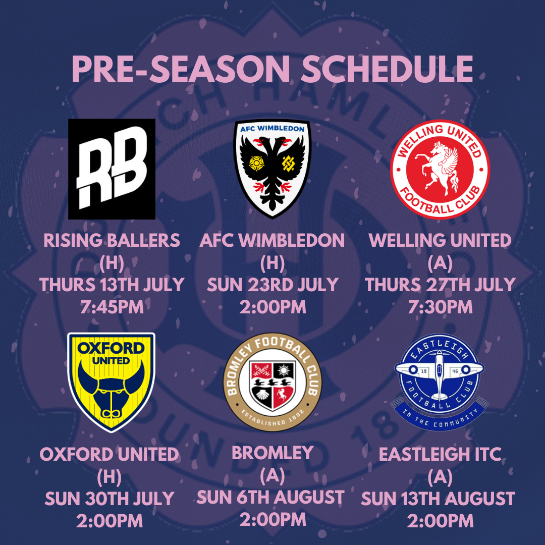 Women's Pre-Season Schedule 2023