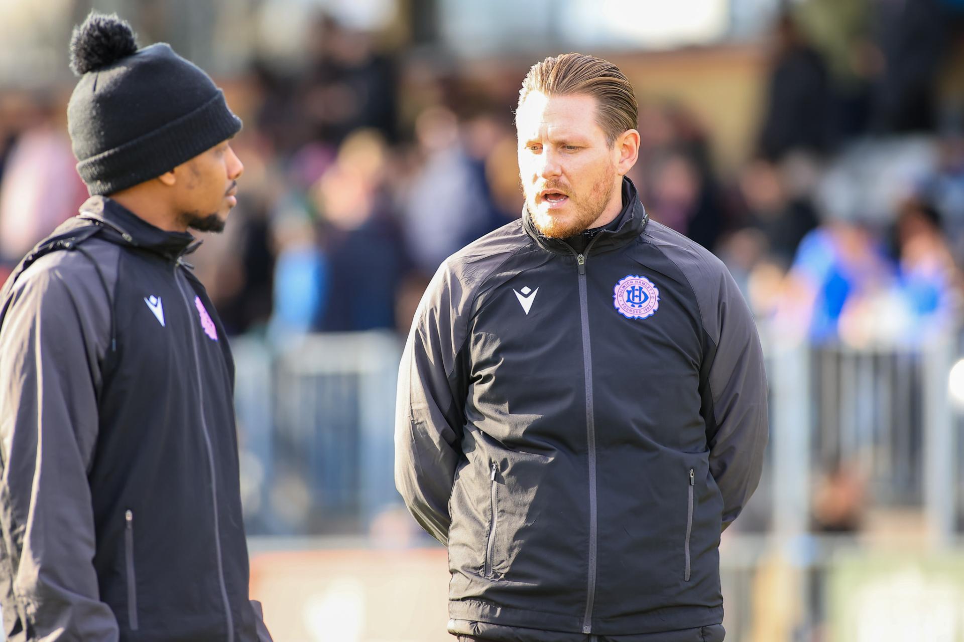 Dacey speaks after Chatham Town victory.
