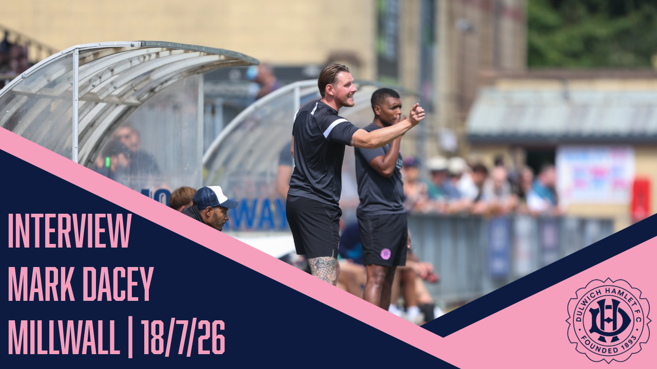 INTERVIEW | Mark Dacey | Millwall | 18/7/26