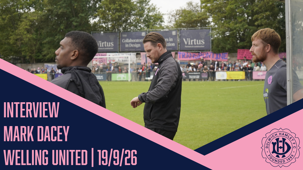 Mark Dacey speaks as we defeated Welling United in the FA Cup