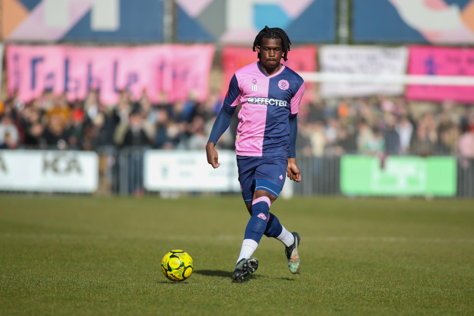 Defender Joe Adewunmi has departed Champion Hill