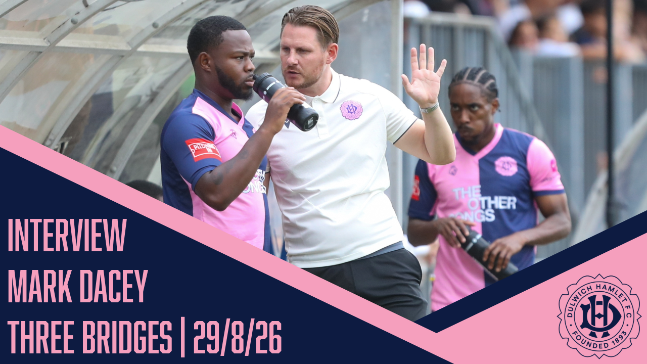 Mark Dacey speaks as we conceded 2 late goals against Three Bridges | 29/8/26