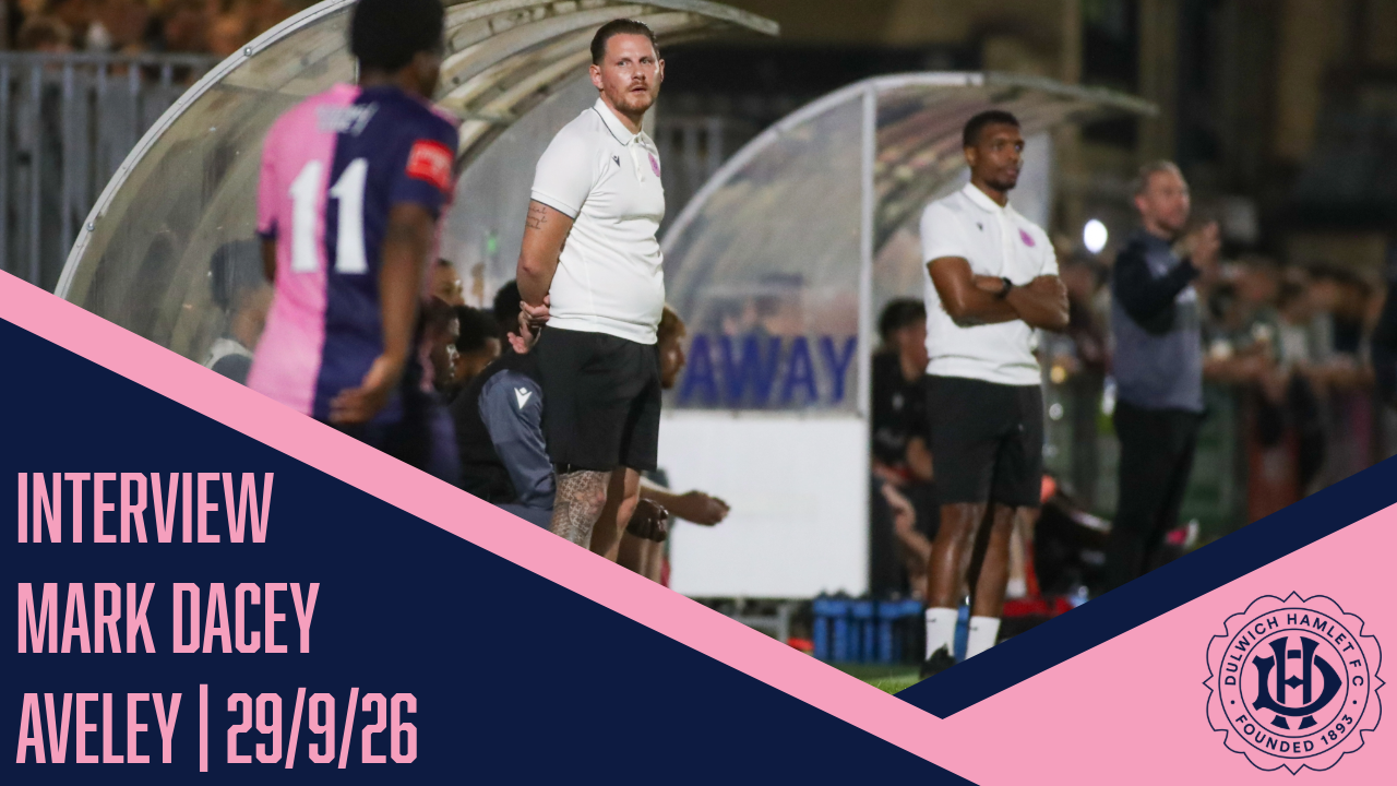 Mark Dacey speaks after we picked up 3 points against Aveley | 29/9/26