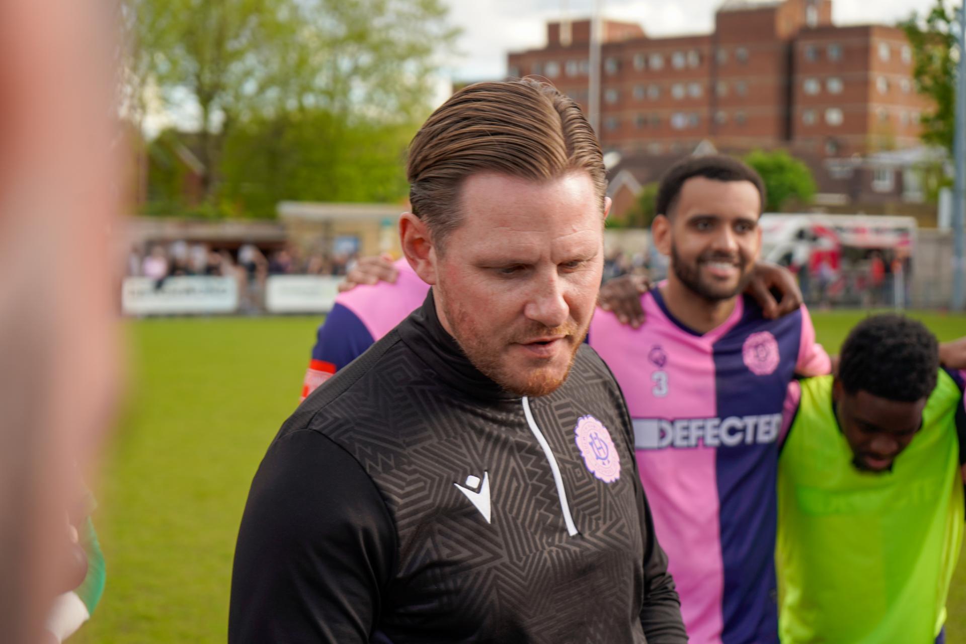 Mark Dacey speaks after our victory over Burgess Hill Town. 