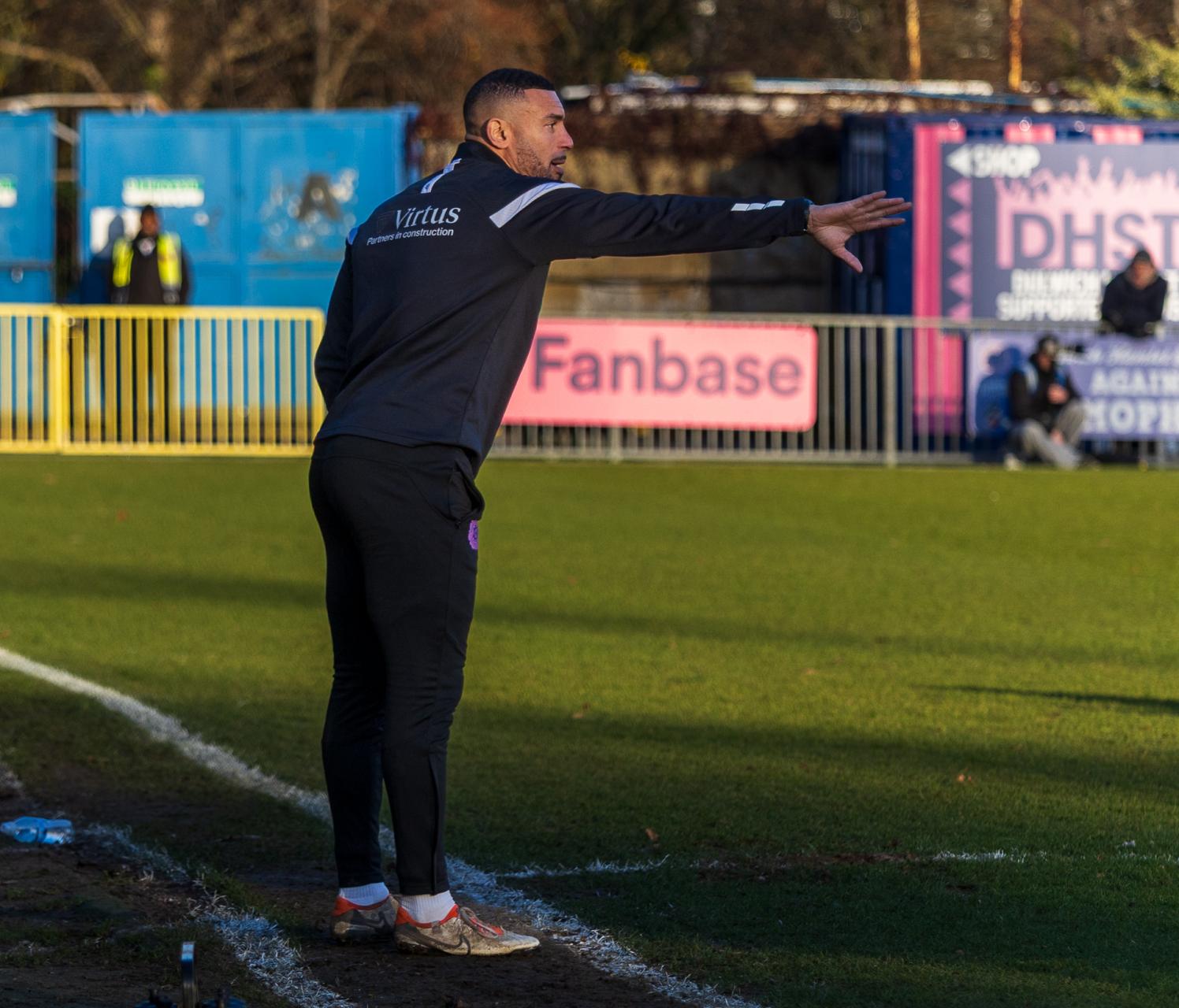 Richie Byrne reacts to our 4-0 victory over Millwall