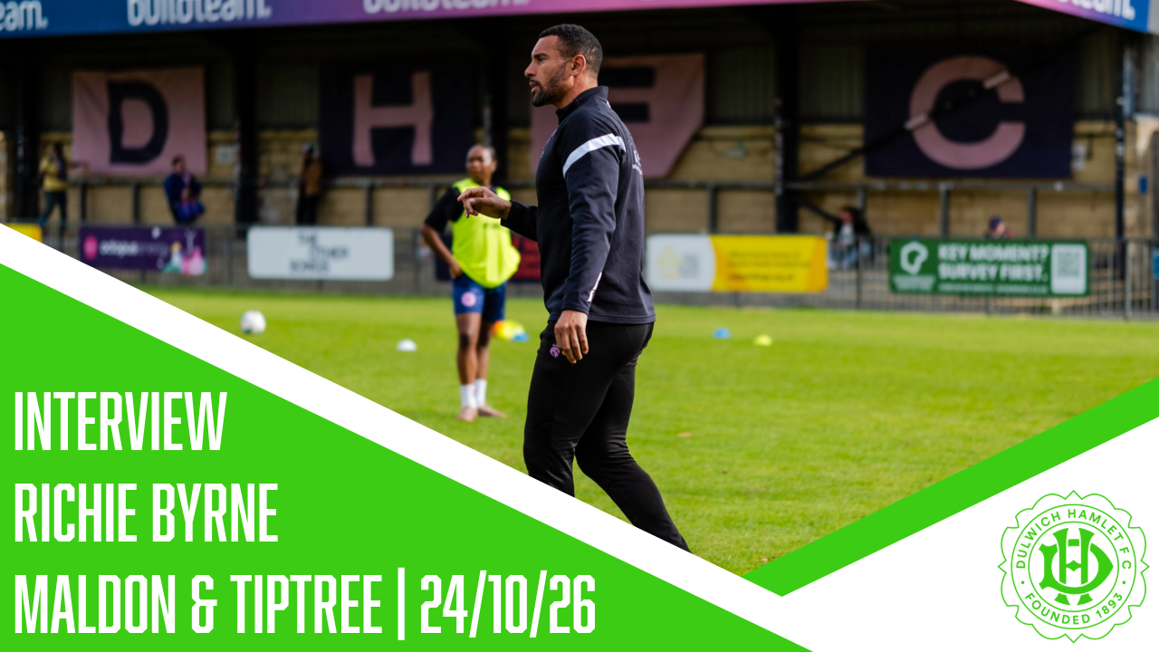 Richie Byrne speaks after we secured our place in the FA Cup 2nd Round | 25/10/26