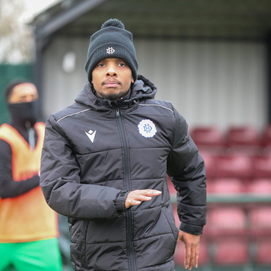 Junior James reacts to Lewes defeat.