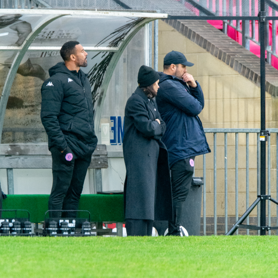 Maria Tavares speaks after Chatham Town defeat